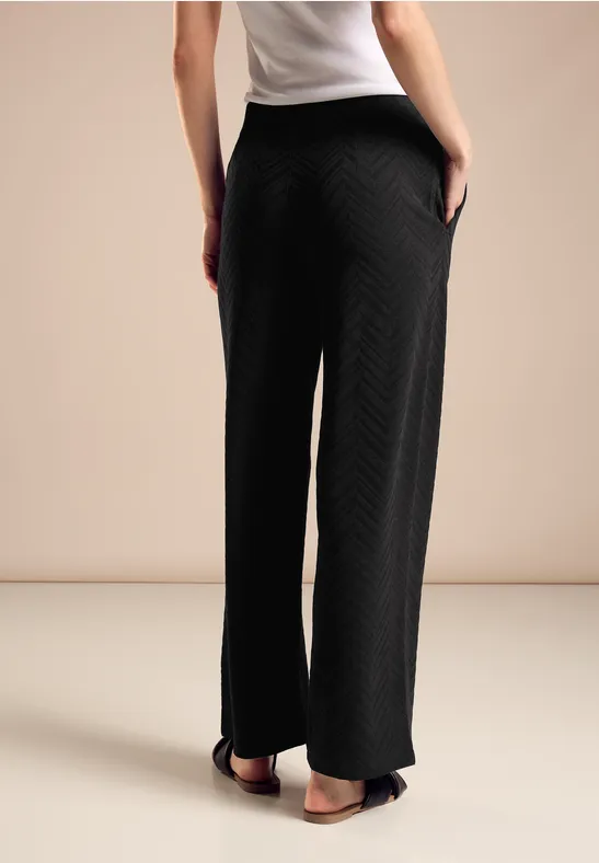 Street One Jacquard Hose Im Casual Fit