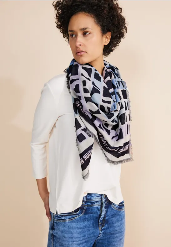 Street One Jacquard Print Tuch