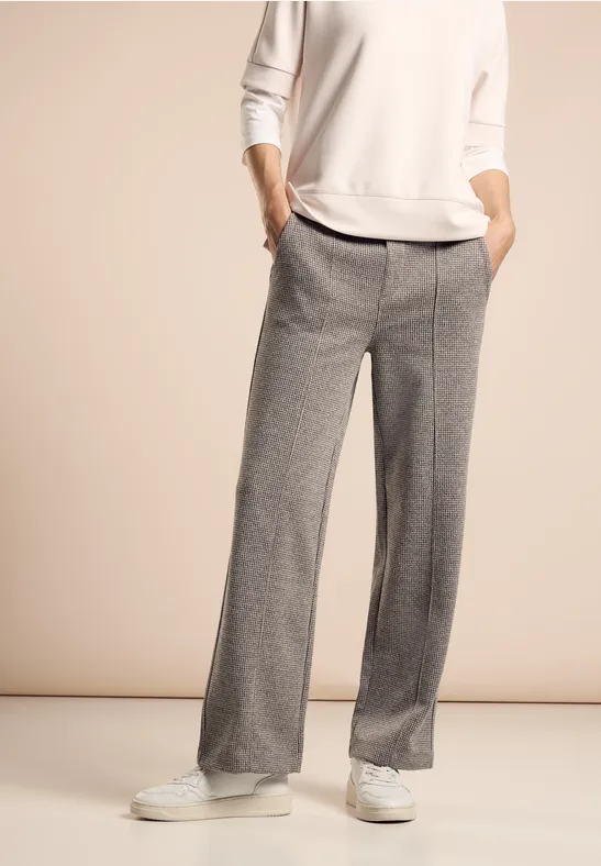 Street One Jaquard Hose Im Casual Fit