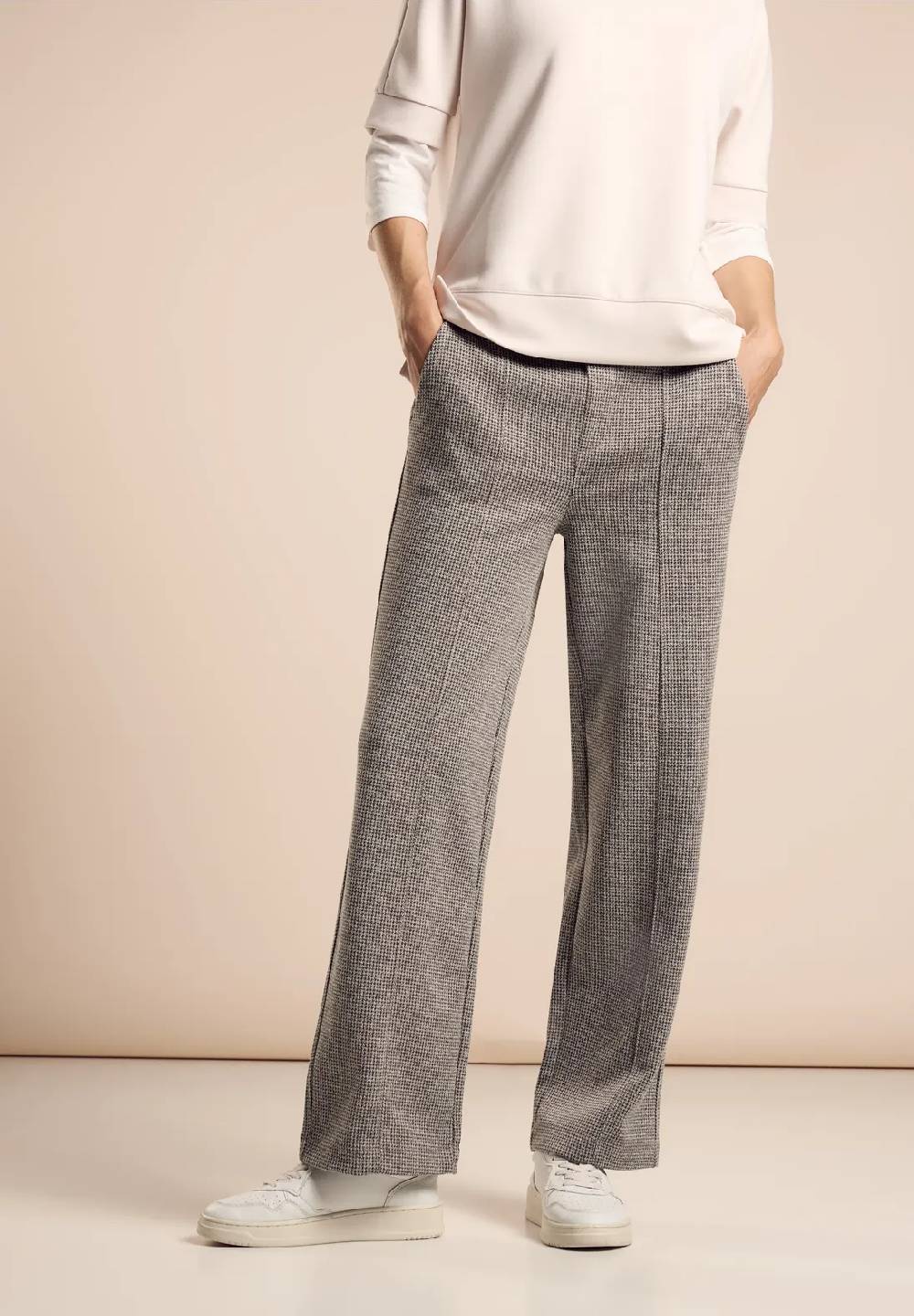 Street One Jaquard Hose im Casual Fit