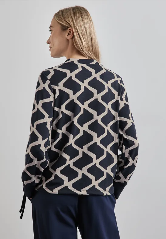 Street One Jaquard Langarmshirt