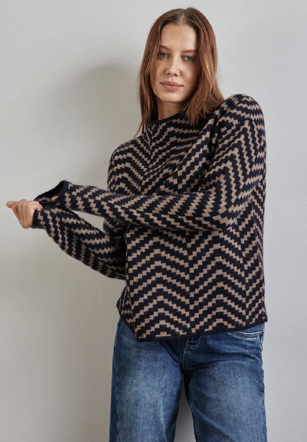 Street One Jaquard-Pullover