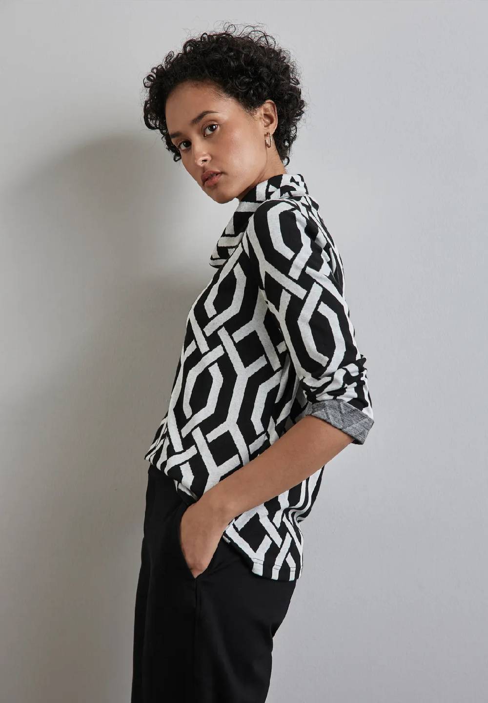 Street One Jaquard-Shirt