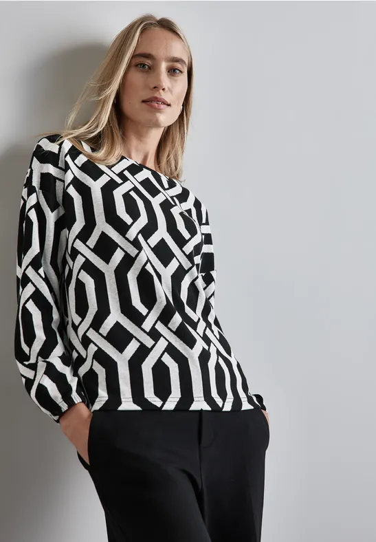 Street One Jaquard-Shirt