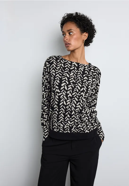 Street One Jaquard-Shirt