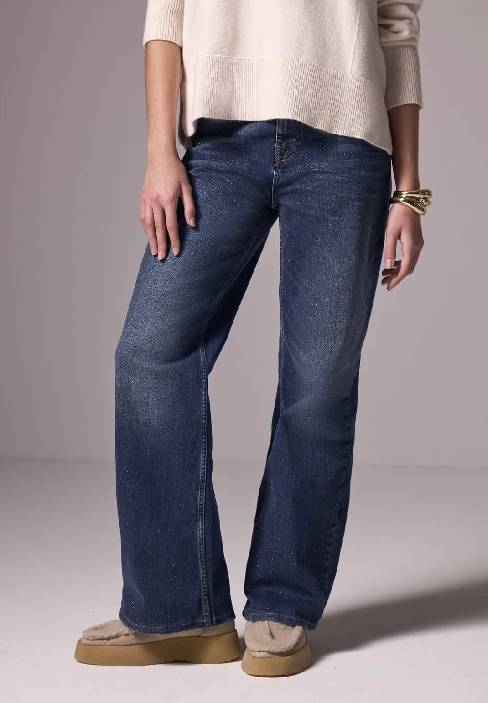 Street One Jeans mit Glitzer-Details