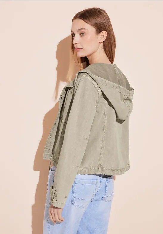 Street One Jeansjacke Mit Kapuze