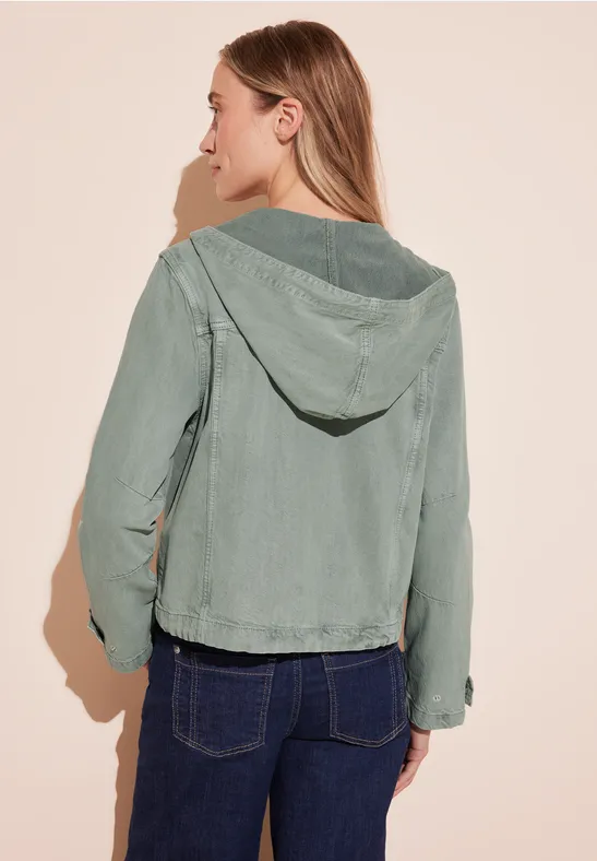 Street One Jeansjacke Mit Kapuze