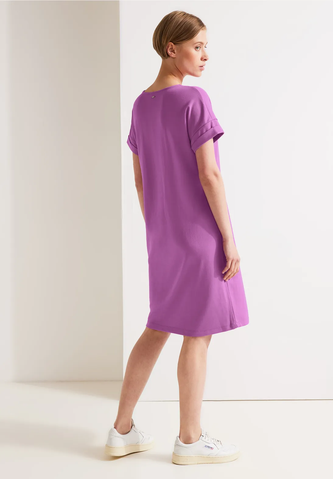 Street One Jersey Kleid In Unifarbe