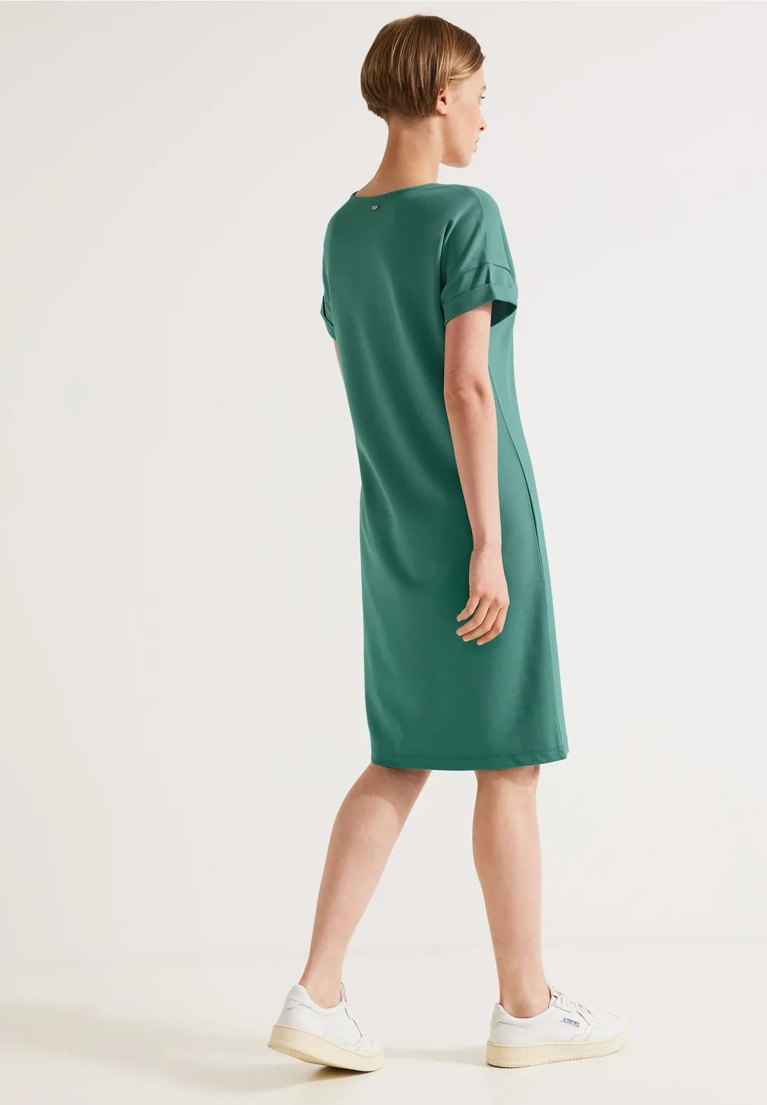 Street One Jersey Kleid In Unifarbe