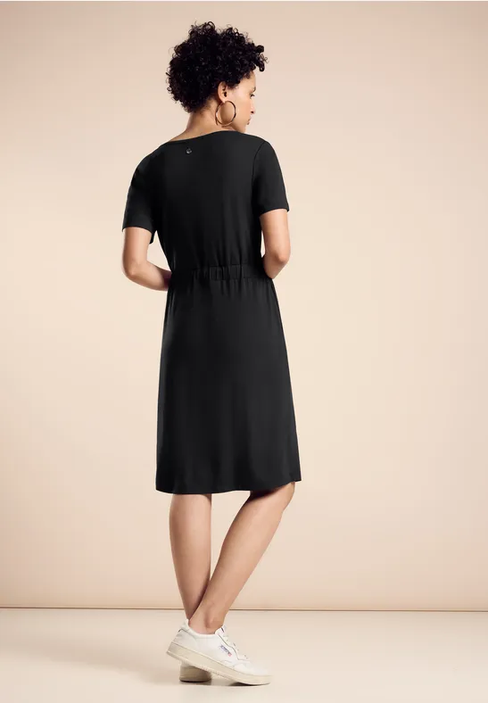 Street One Jersey-Kleid Mit Kurzarm