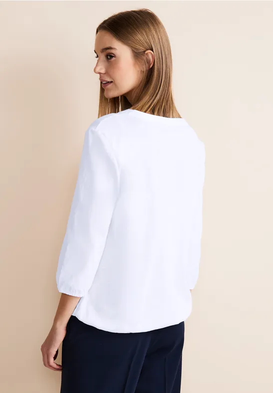 Street One Jersey Shirt In Unifarbe