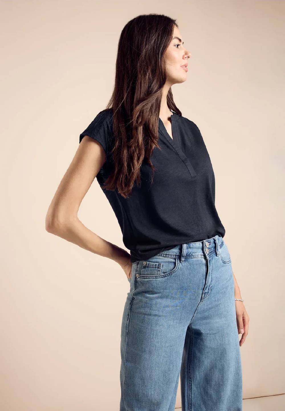 Street One Jersey-T-Shirt