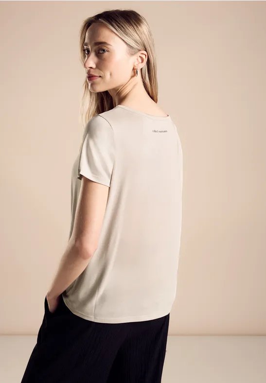 Street One Jersey T-Shirt Mit Wording