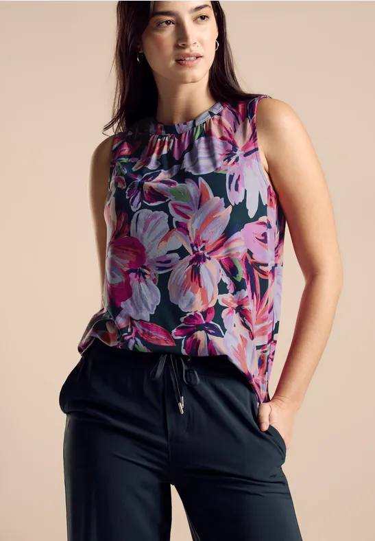 Street One Jersey Top Mit Print