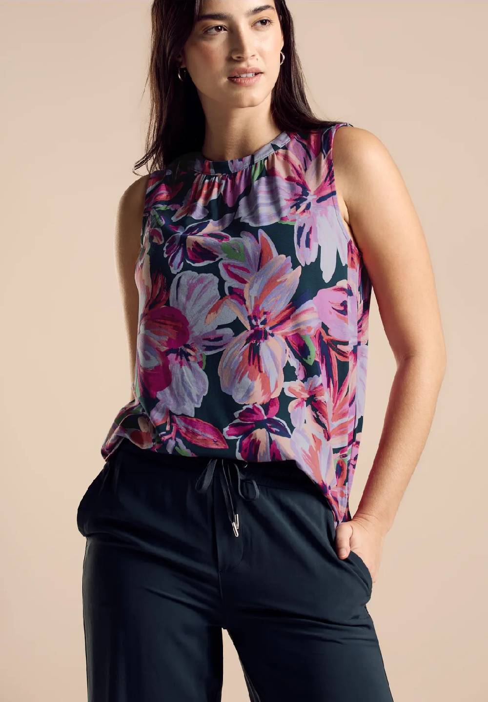 Street One Jersey Top mit Print