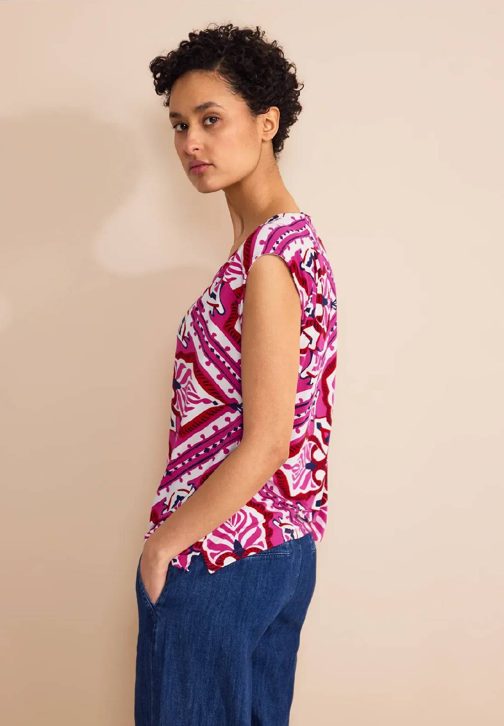 Street One Jersey Top Mit Print