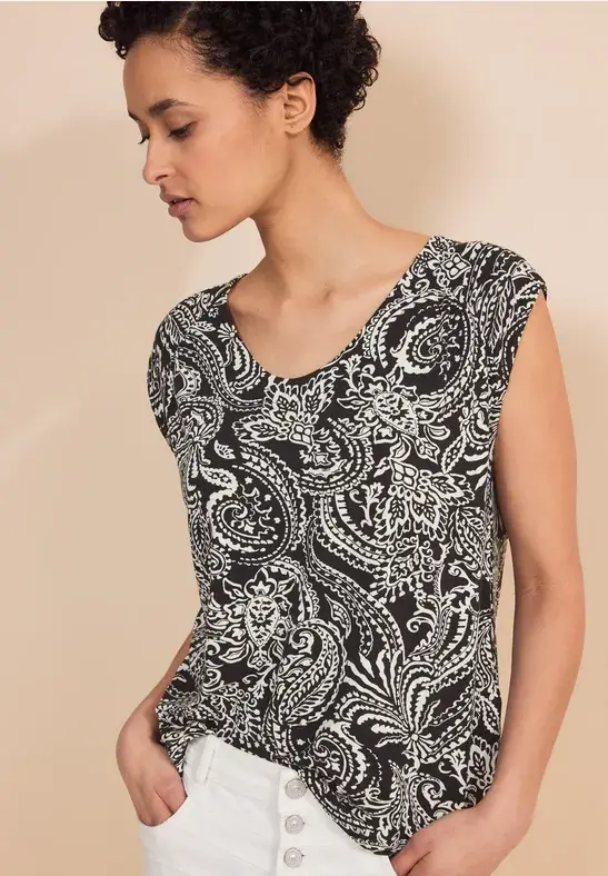 Street One Jersey Top Mit Print