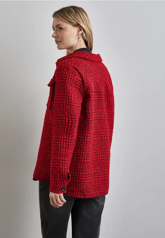 Street One Karierte Bouclé Jacke