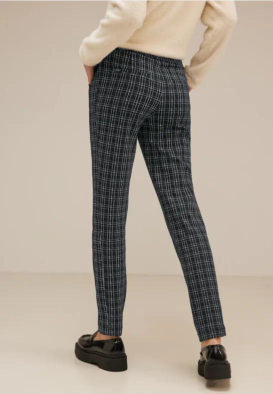 Street One Karierte Loose Fit Hose - Style BONNY