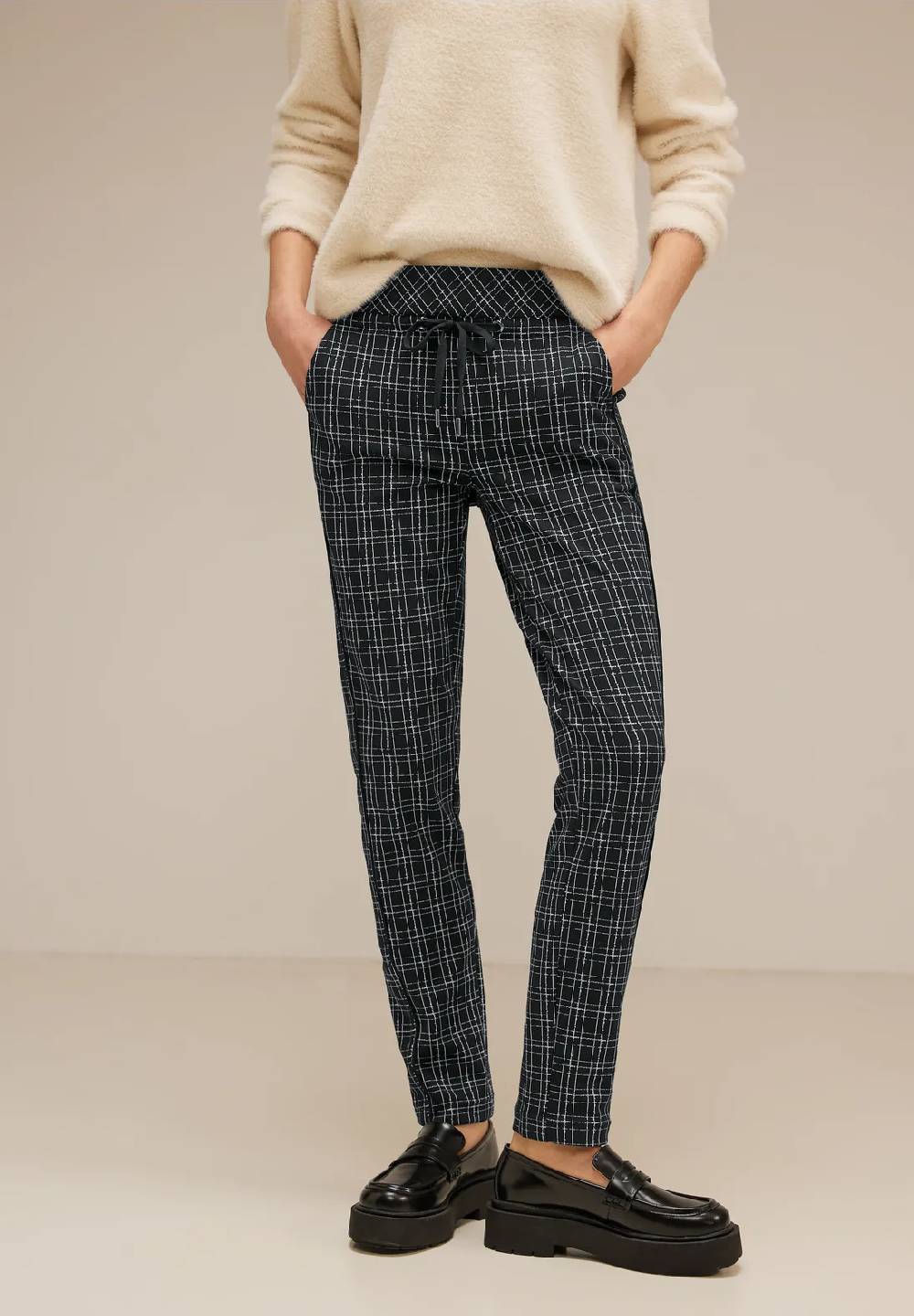 Street One Karierte Loose Fit Hose - Style BONNY