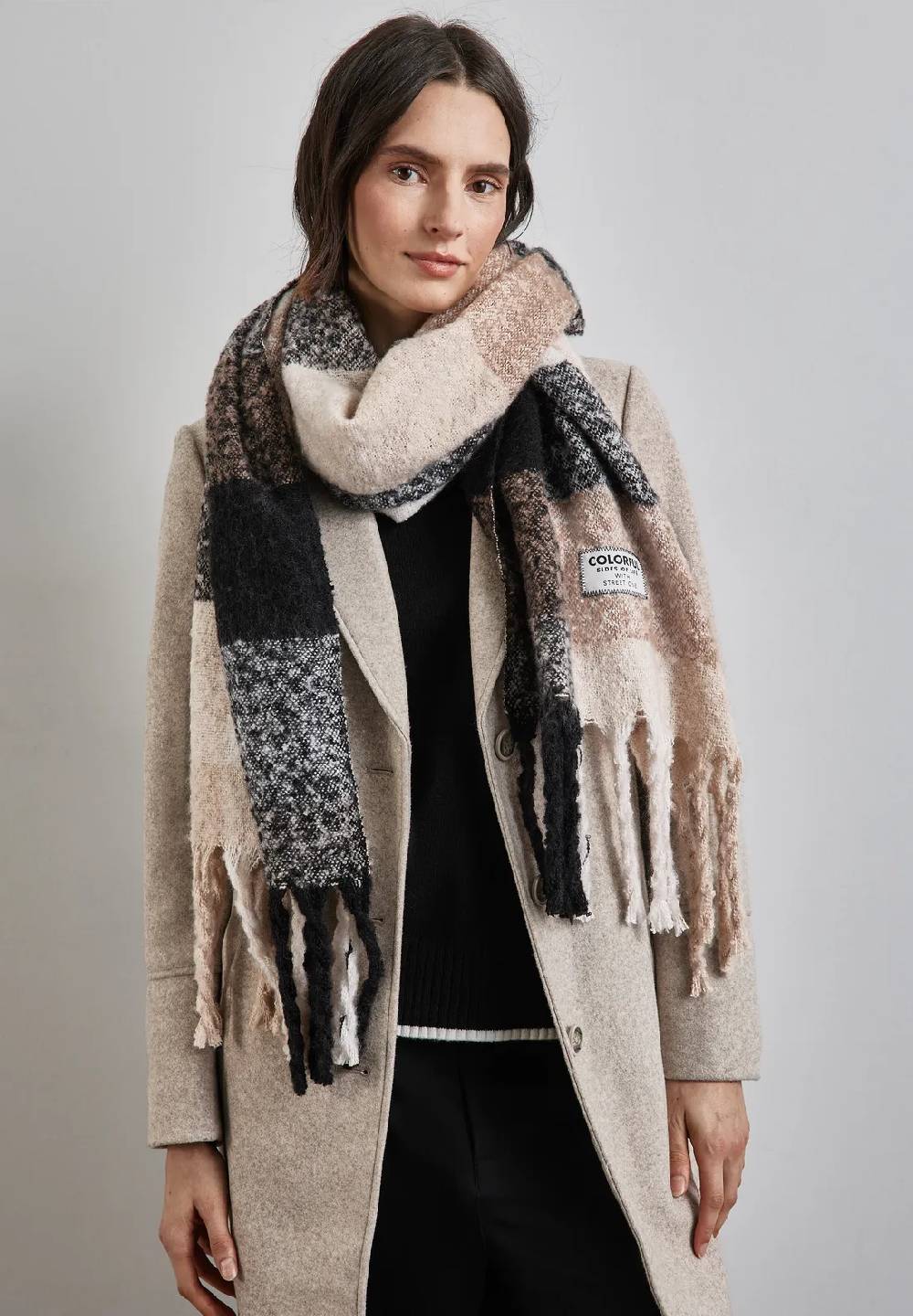 Street One Karierter Madras Schal