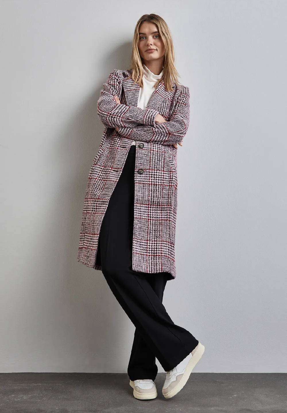 Street One Karierter Mantel