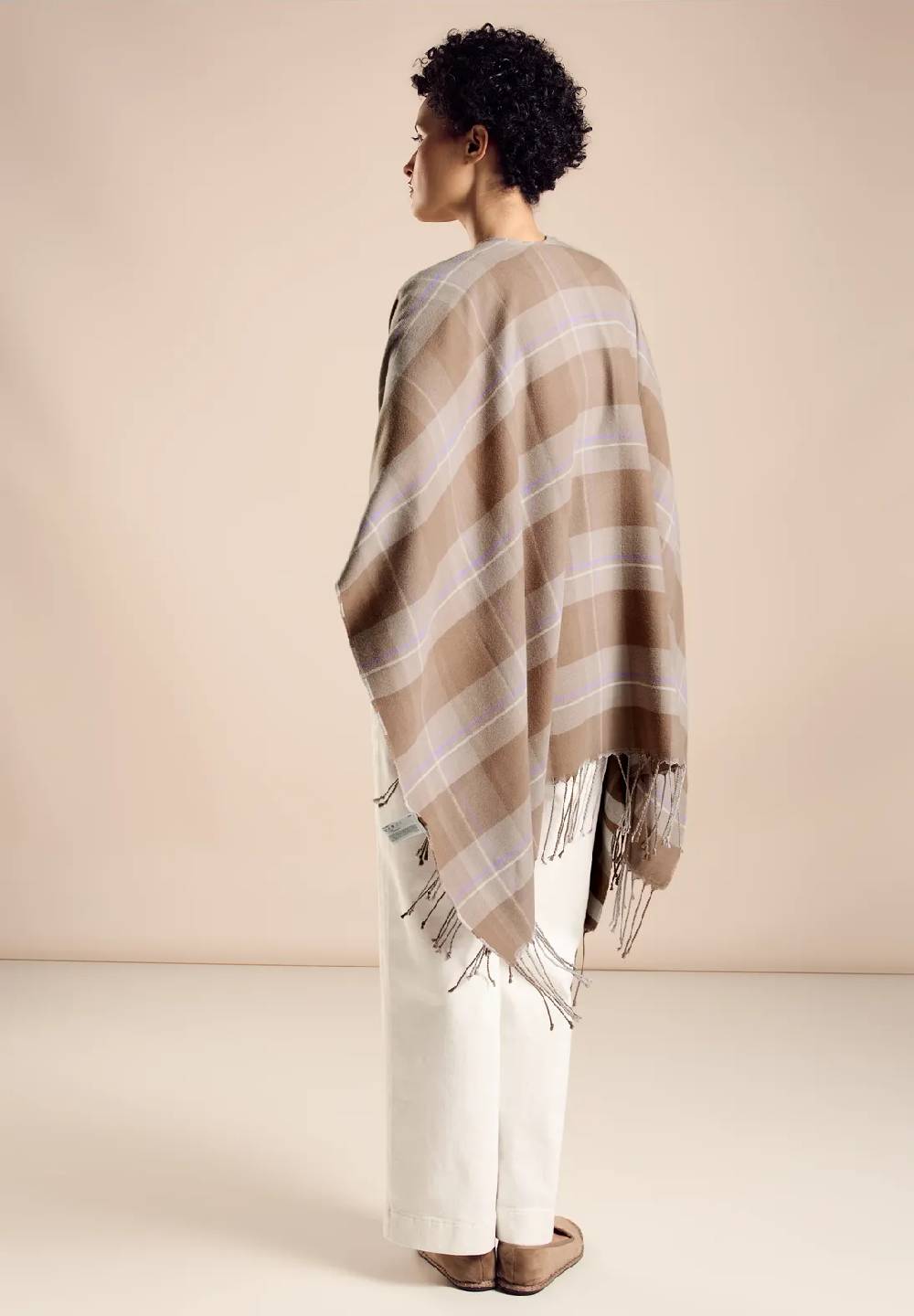 Street One Karierter Poncho