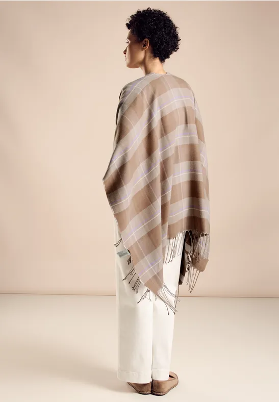 Street One Karierter Poncho