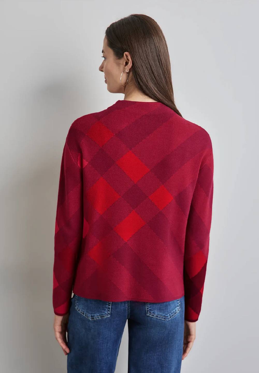 Street One Karierter Pullover