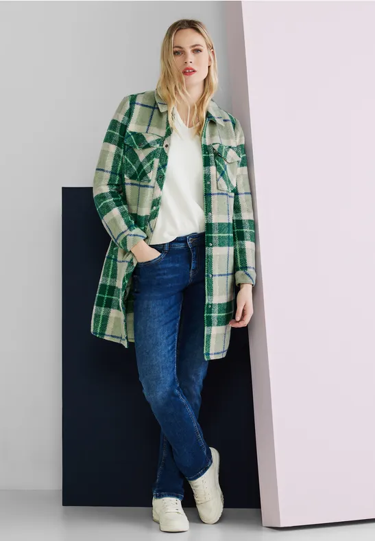 Street One Karo Overshirtjacke
