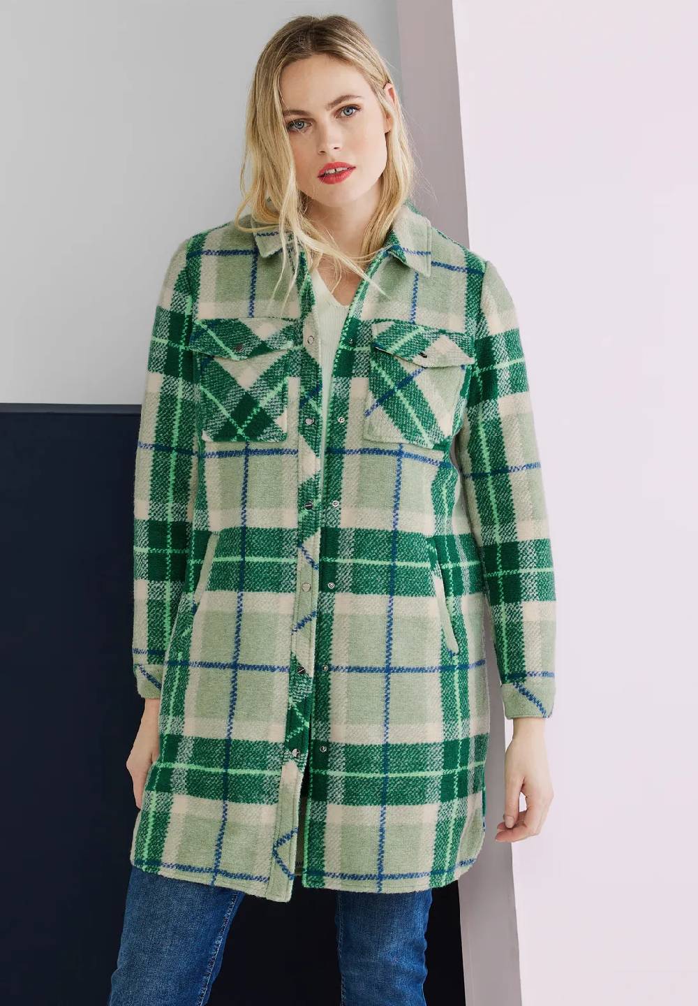 Street One Karo Overshirtjacke