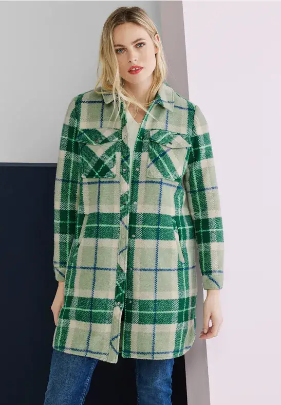 Street One Karo Overshirtjacke
