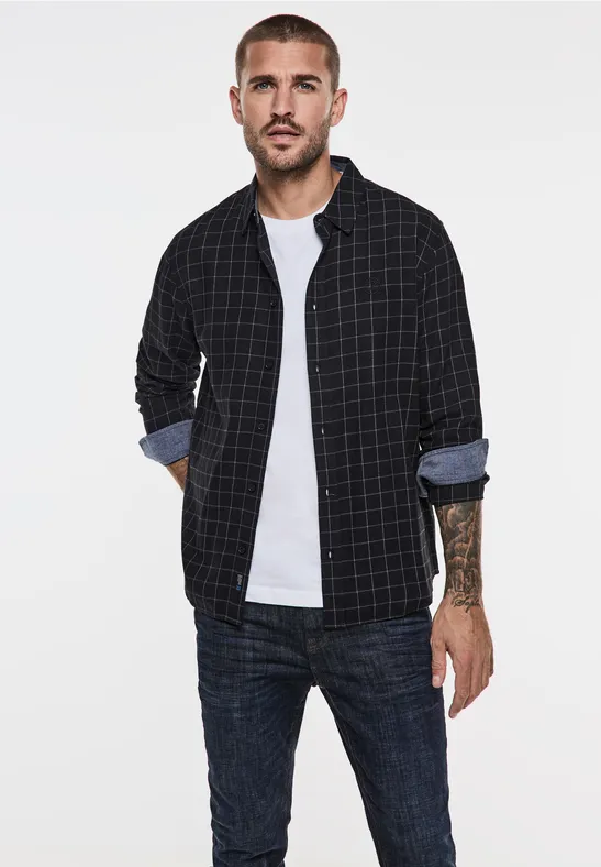 Street One Karohemd In Flannel Optik