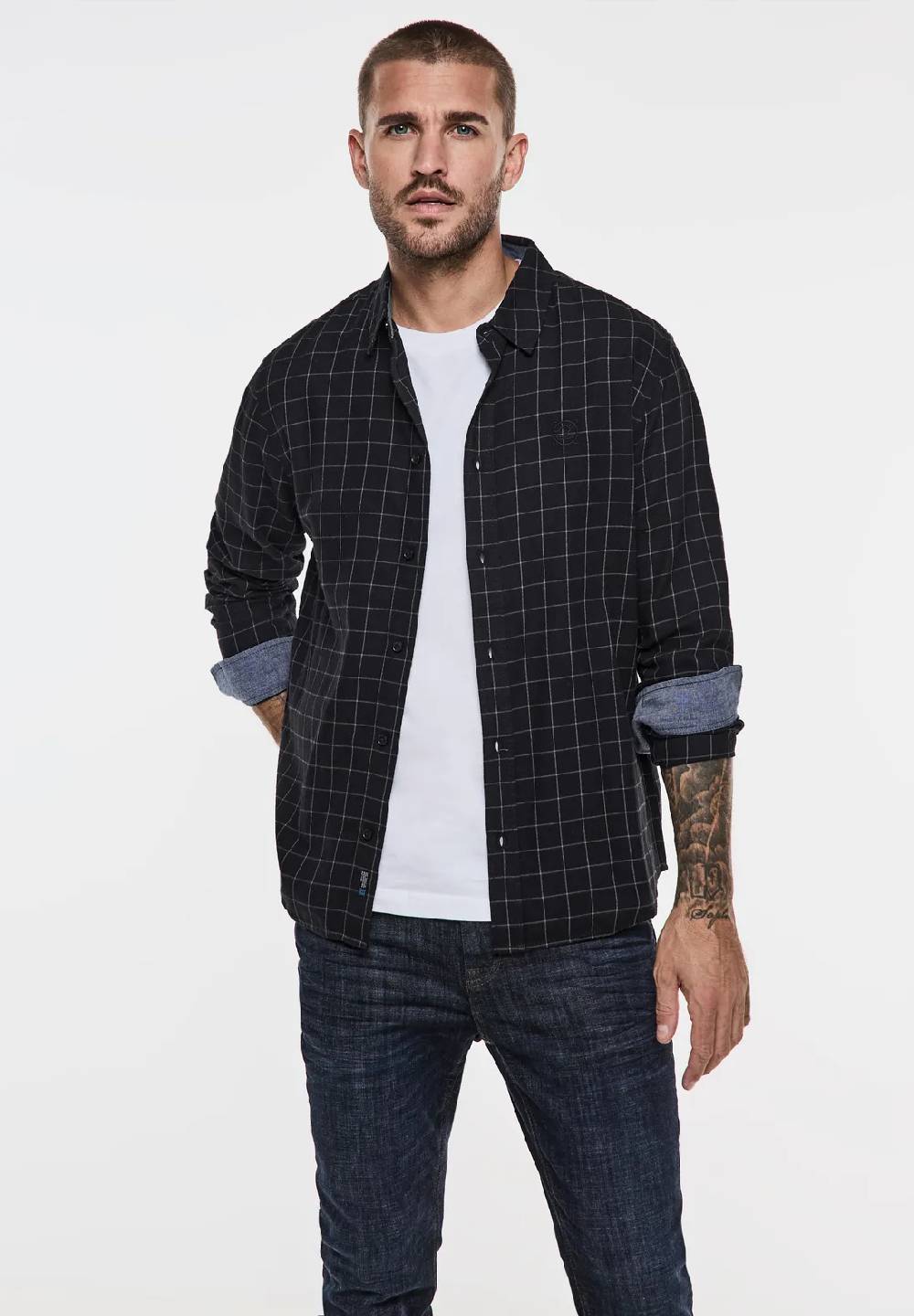 Street One Karohemd in Flannel Optik