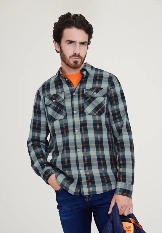 Street One Karohemd Mit Brusttaschen