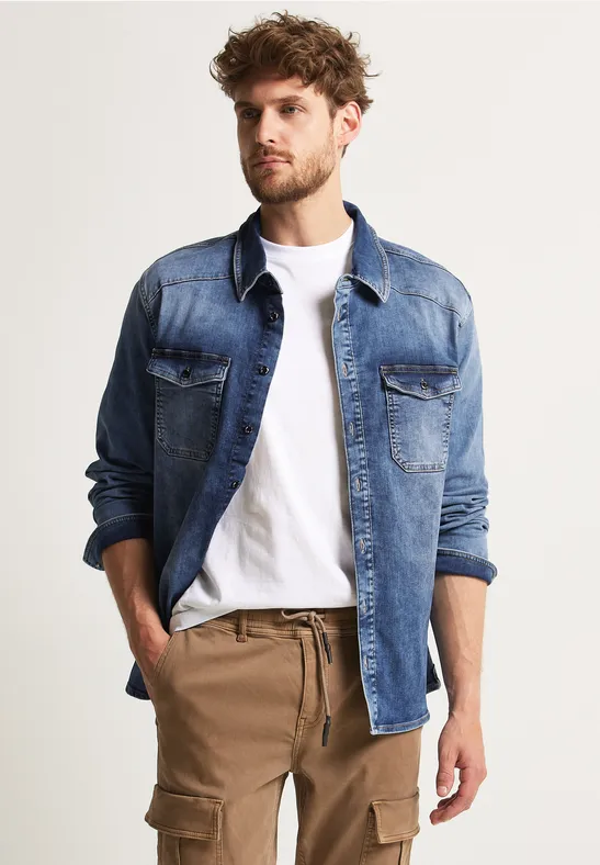 Street One Klassisches Jeanshemd