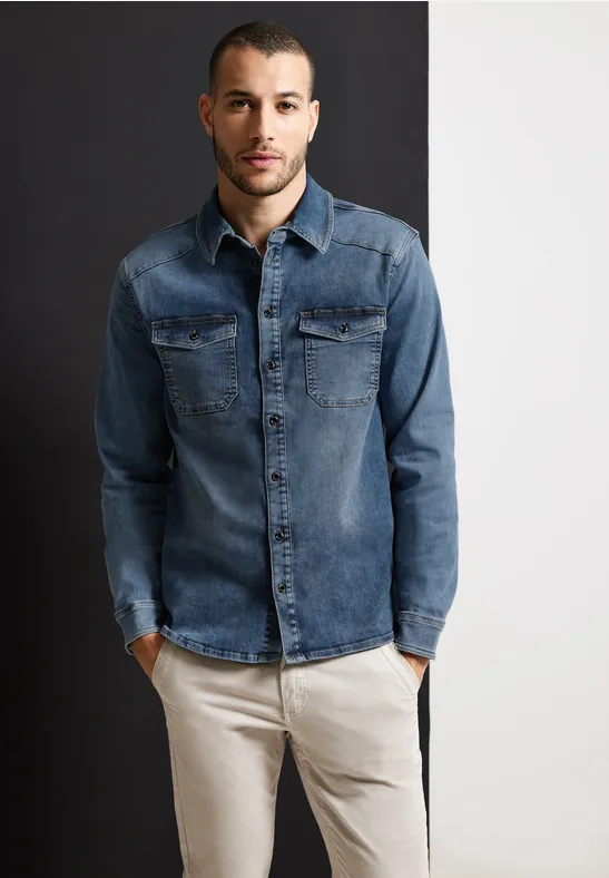 Street One Klassisches Jeanshemd