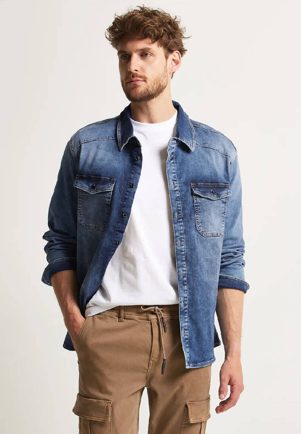 Street One Klassisches Jeanshemd