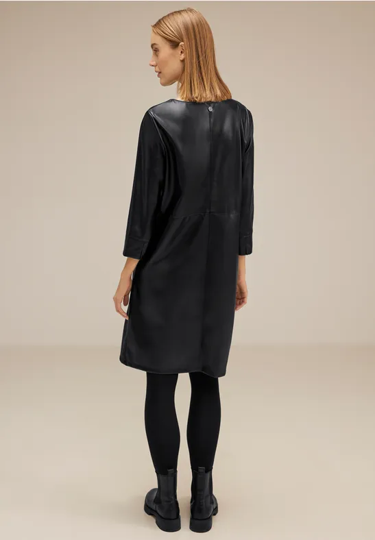 Street One Kleid In Lederoptik