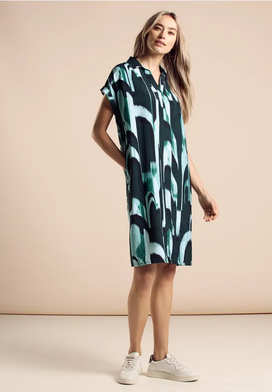 Street One Kleid Mit Grafischem Muster