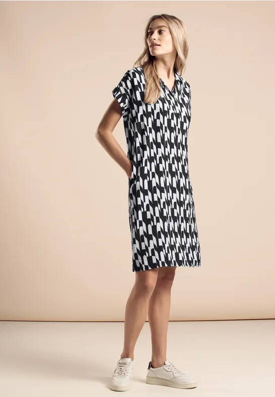 Street One Kleid Mit Grafischem Muster