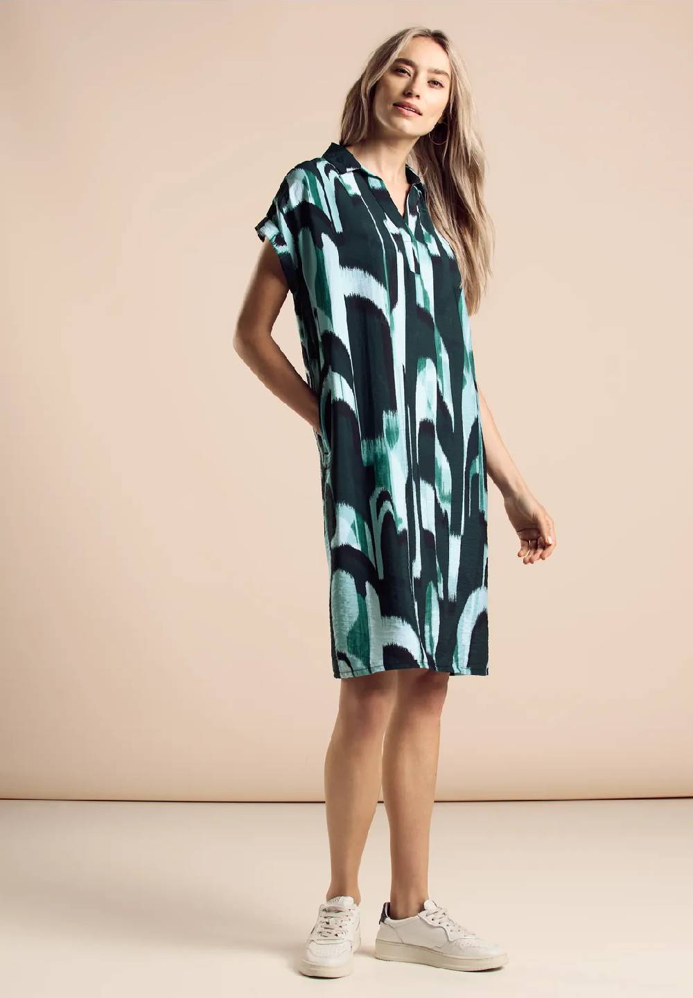 Street One Kleid mit grafischem Muster