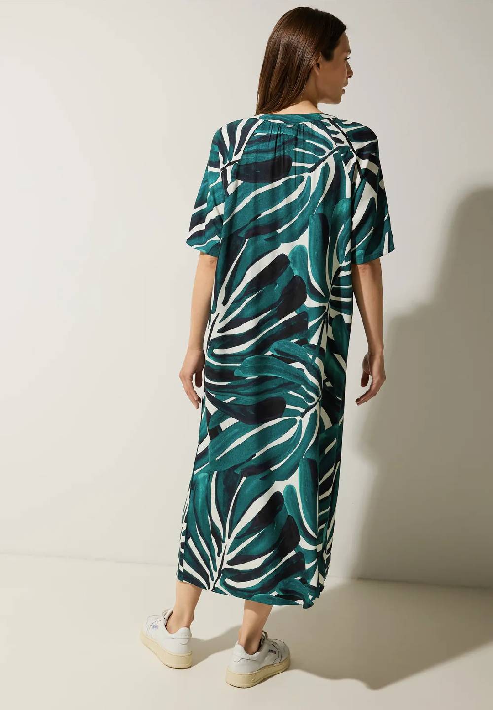 Street One Kleid Mit Palmenprint