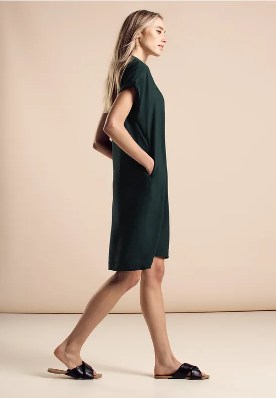 Street One Knielanges Blusen-Kleid