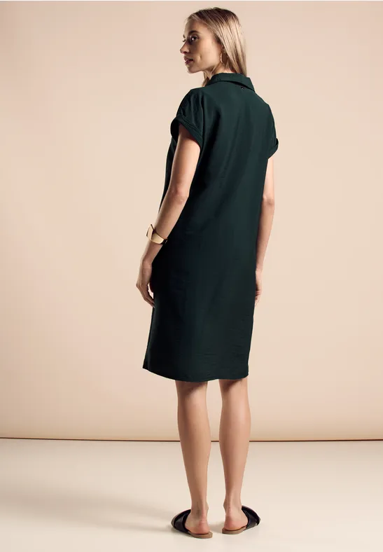 Street One Knielanges Blusen-Kleid