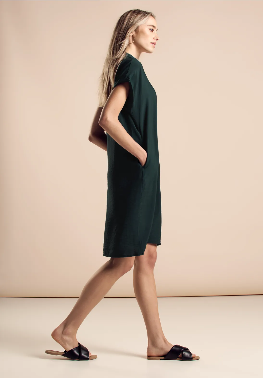 Street One Knielanges Blusen-Kleid