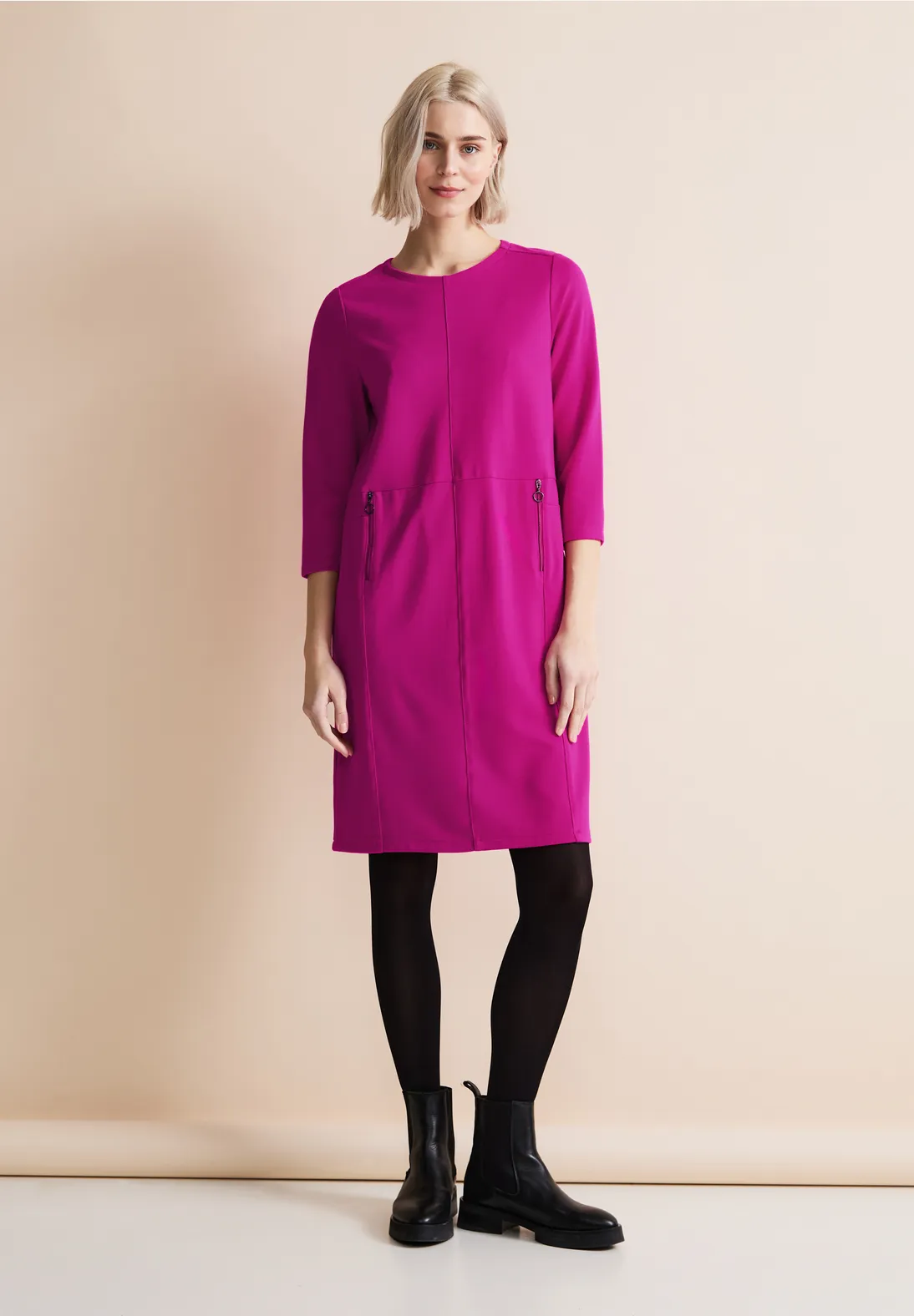 Street One Knielanges Jerseykleid