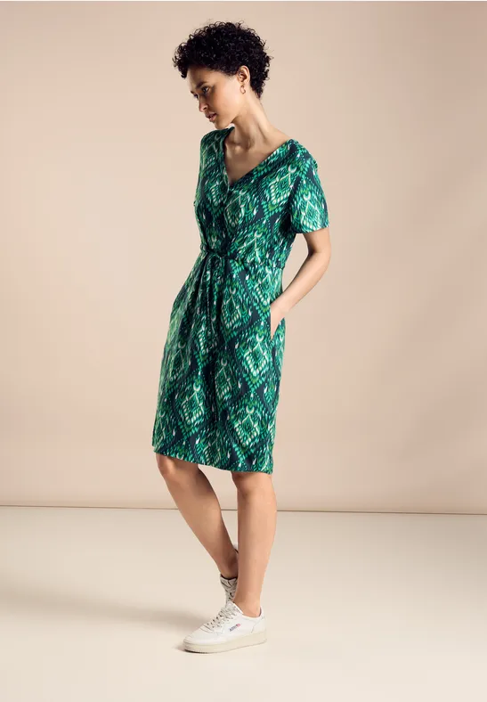 Street One Knielanges Kleid Mit Print