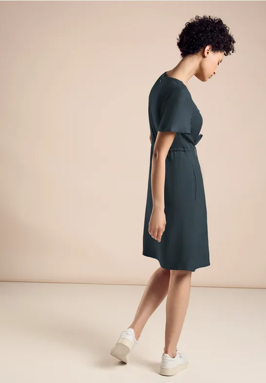 Street One Knielanges Viskose Kleid